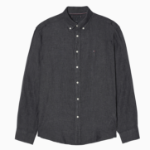 TOMMY HILFIGER [Official Headquarters] [Regular fit] Pigment Dyed Linen Shirt (T12F1WSH160MT1BDS)