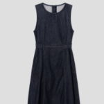 8 seconds Sleeveless Denim Dress — Navy