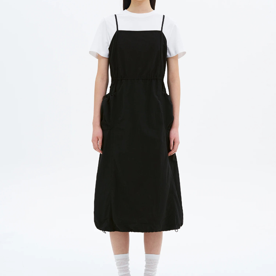 8 seconds Nylon Cargo Dress — Black