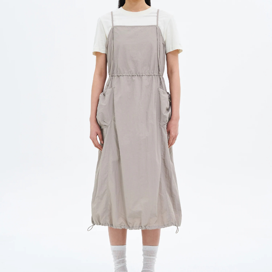 8 seconds Nylon Cargo Dress — Beige