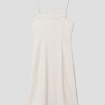8 seconds Linen Sleeveless Dress — Beige