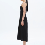 8 seconds Tie Strap Sleeveless Dress — Black