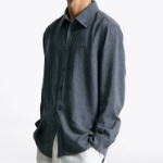 TOMMY HILFIGER [Official Headquarters] Linen Blend Button-Down Shirt (T12F1WSH713MLMPA7)