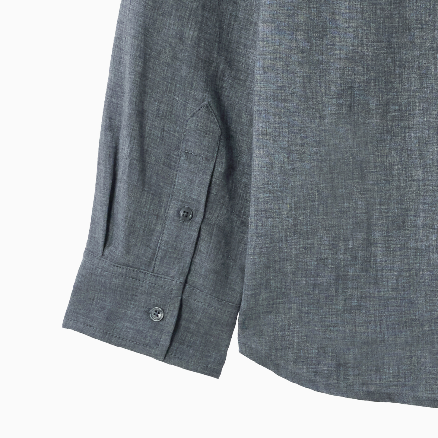 TOMMY HILFIGER [Official Headquarters] Linen Blend Button-Down Shirt (T12F1WSH713MLMPA7)