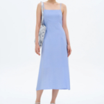 8 seconds Tie Strap Sleeveless Dress — Sky Blue