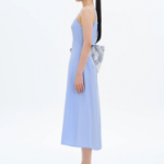 8 seconds Tie Strap Sleeveless Dress — Sky Blue