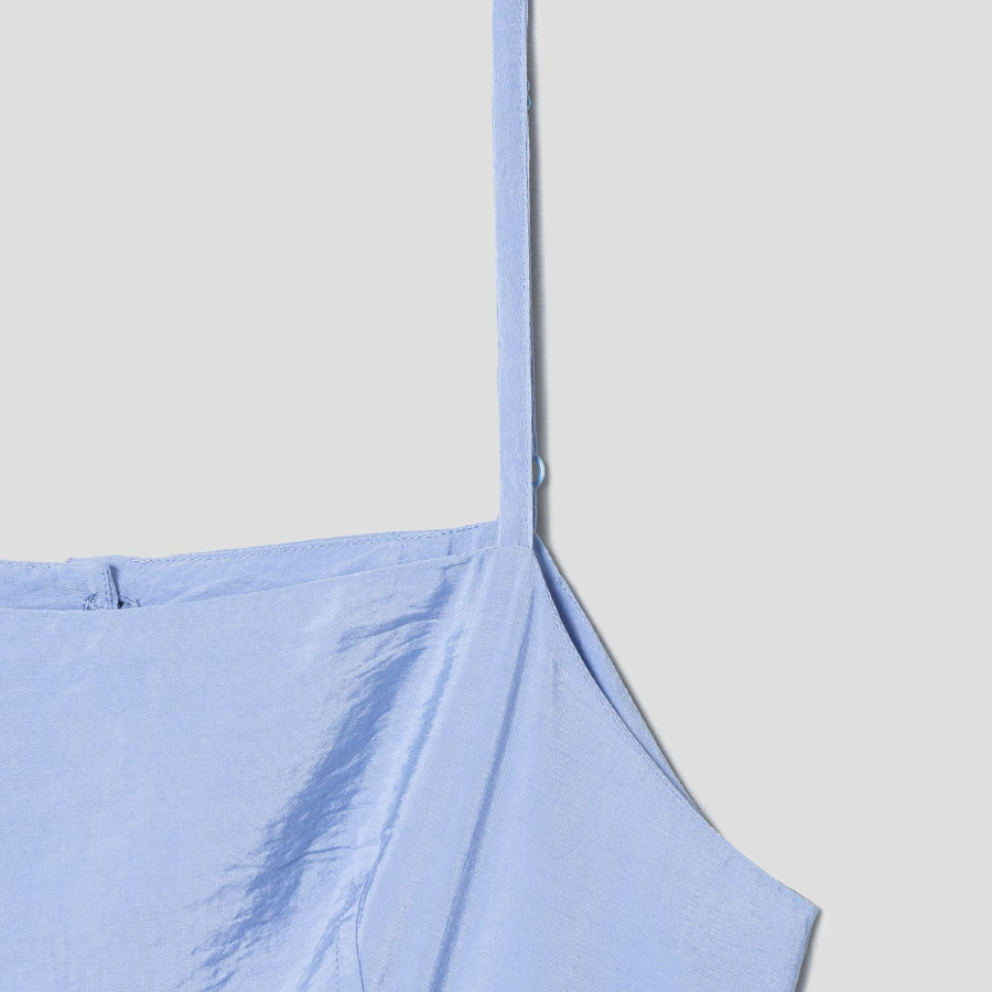 8 seconds Tie Strap Sleeveless Dress — Sky Blue