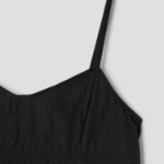 8 seconds Puckering Long Dress — Black