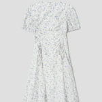 8 seconds Printed Short Sleeve Dress — Ivory