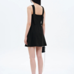 8 seconds Sleeveless Mini Dress — Black