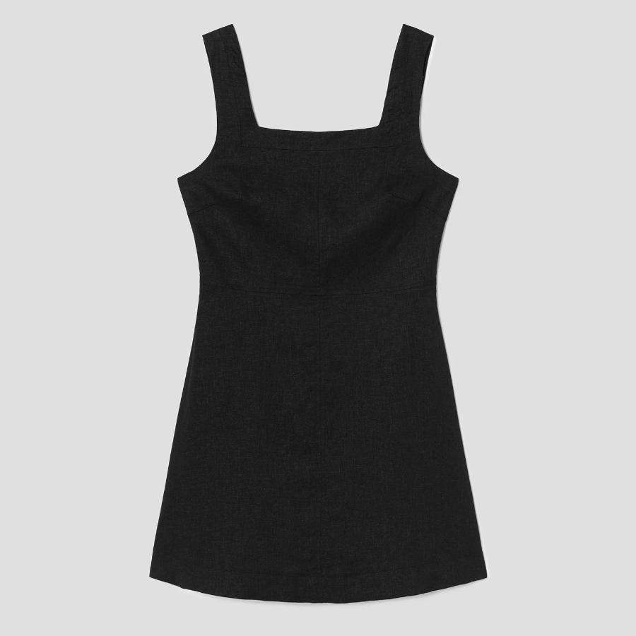8 seconds Sleeveless Mini Dress — Black