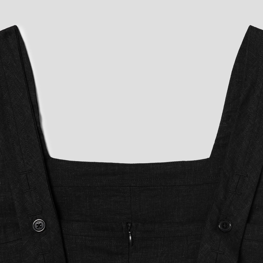 8 seconds Sleeveless Mini Dress — Black