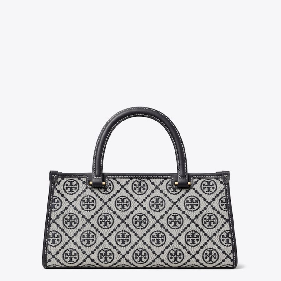 TORY BURCH T Monogram East-West Tote – Navy