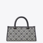 TORY BURCH T Monogram East-West Tote – Navy