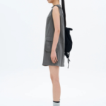 8 seconds Ribbon Mini Dress — Ash