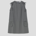 8 seconds Ribbon Mini Dress — Ash