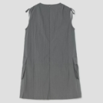 8 seconds Ribbon Mini Dress — Ash