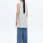 8 seconds Ribbon Mini Dress — Light Gray