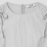 8 seconds Ribbon Mini Dress — Light Gray