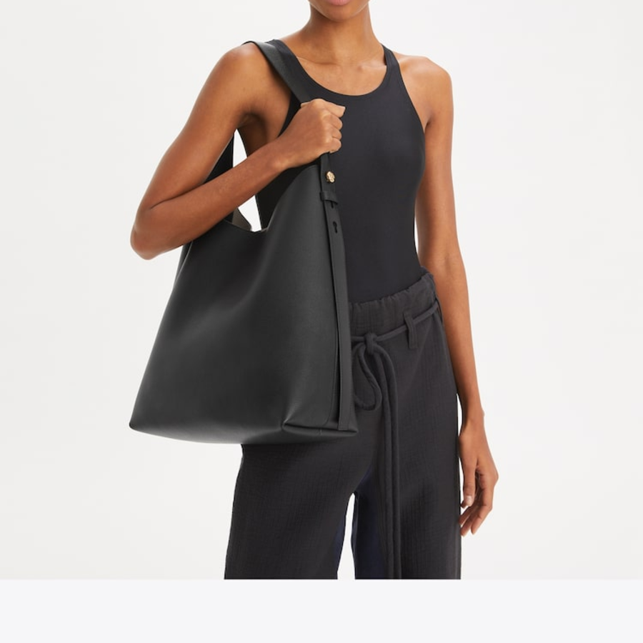 TORY BURCH Romy Hobo Bag – Black