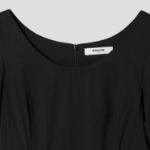 8 seconds Short Sleeve Volume Long Dress — Black