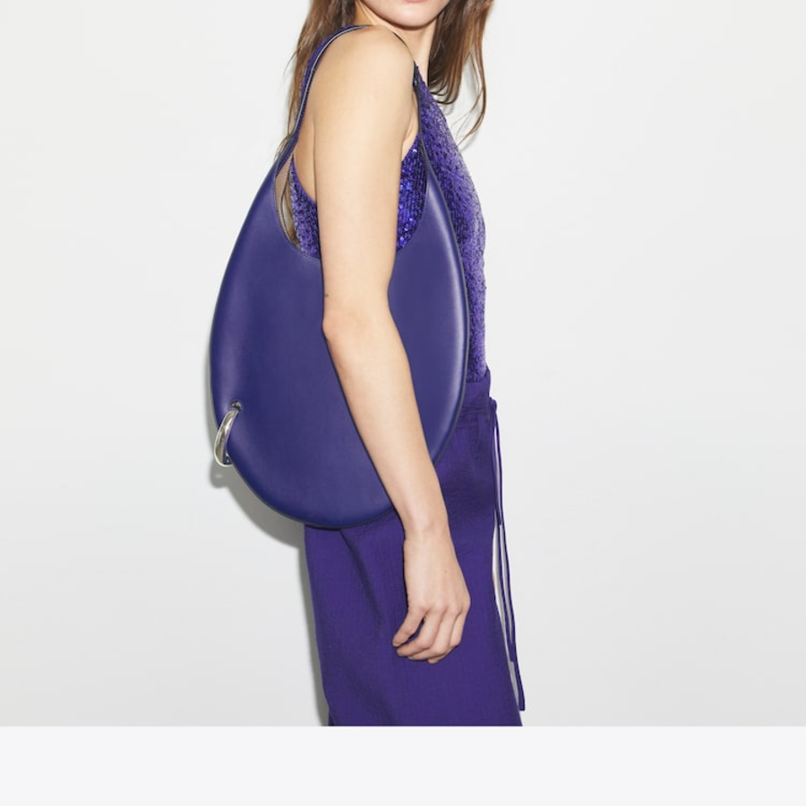 TORY BURCH Pierced Bag – Ballpoint Blue