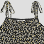 8 seconds Print Sleeveless Mini Dress — Black