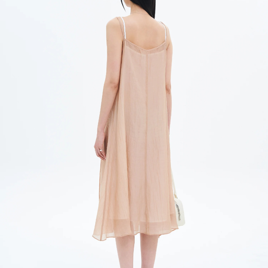 8 seconds Lace Patch Dress — Light Pink