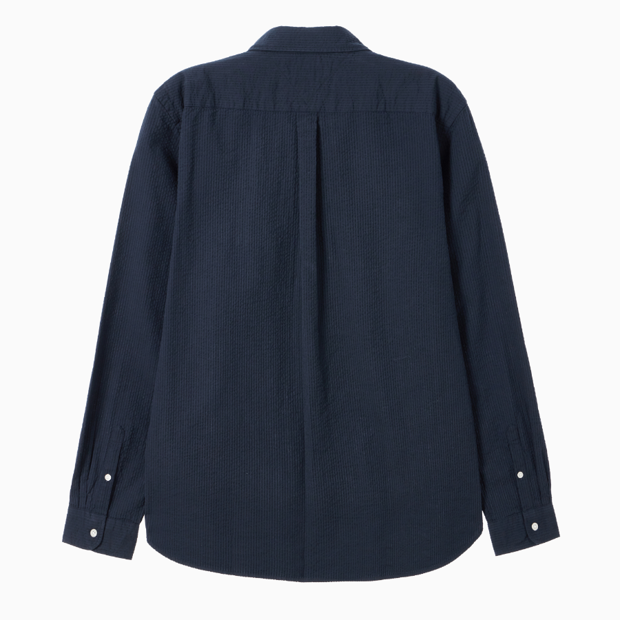 TOMMY HILFIGER [Official Headquarters] [Asian Fit] Seersucker Solid Shirt (T12F1WSH130MT2DW5)