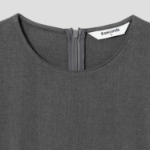 8 seconds Belted Blended Dress — Dark Gray