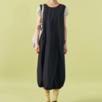 8 seconds Volume Long Dress — Black