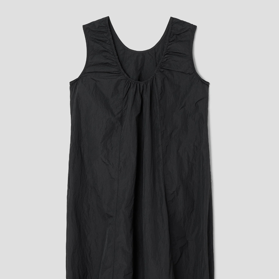 8 seconds Volume Long Dress — Black