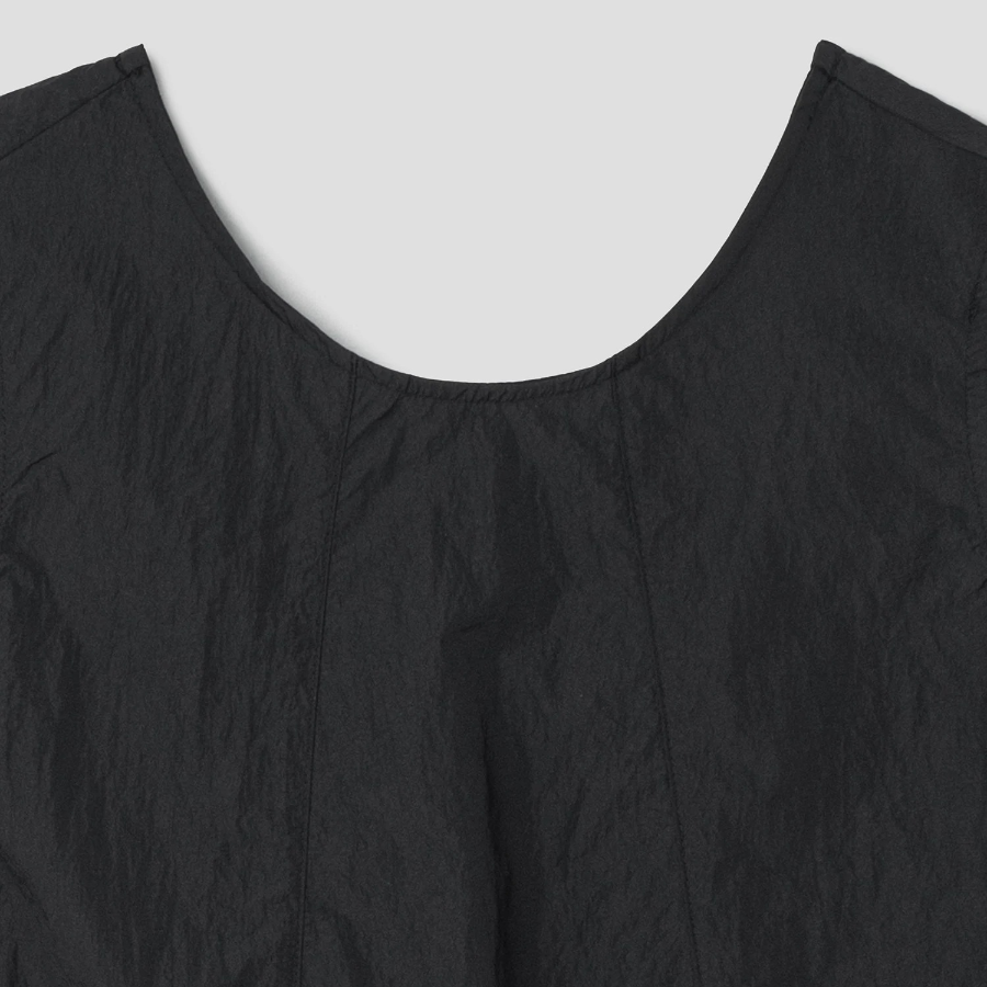 8 seconds Volume Long Dress — Black