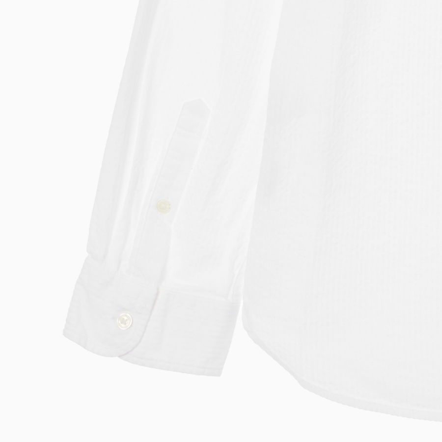 TOMMY HILFIGER [Official Headquarters] [Asian Fit] Seersucker Solid Shirt (T12F1WSH130MT2YCF)