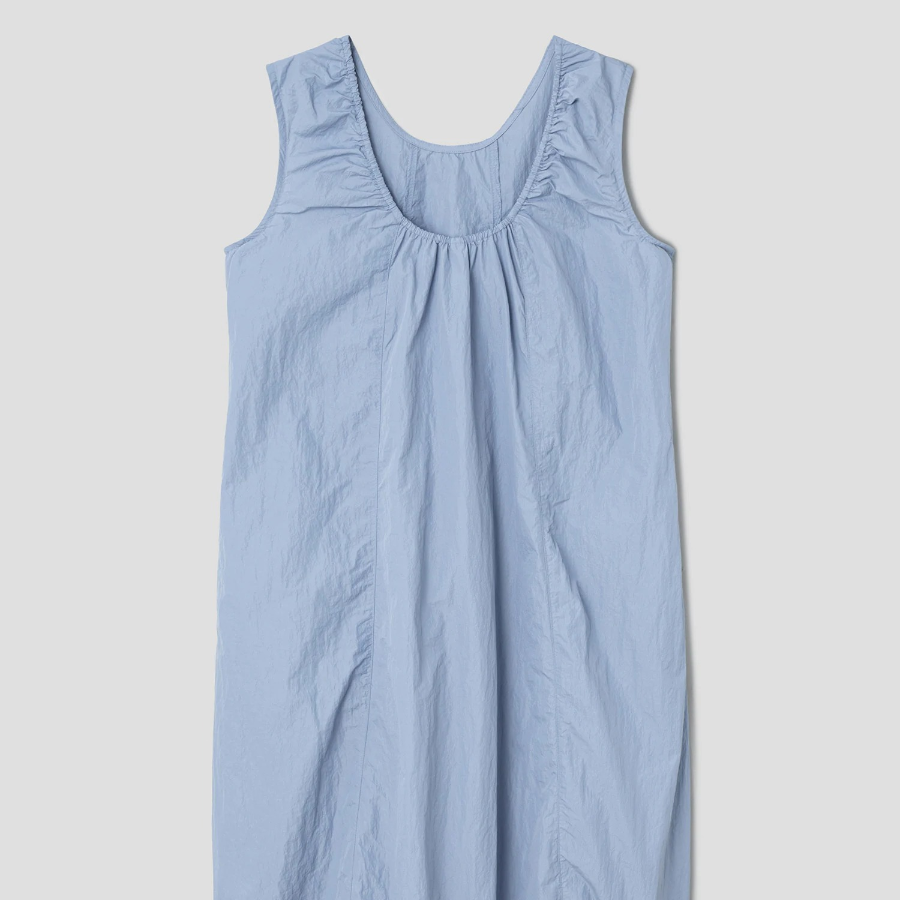 8 seconds Volume Long Dress — Sky Blue
