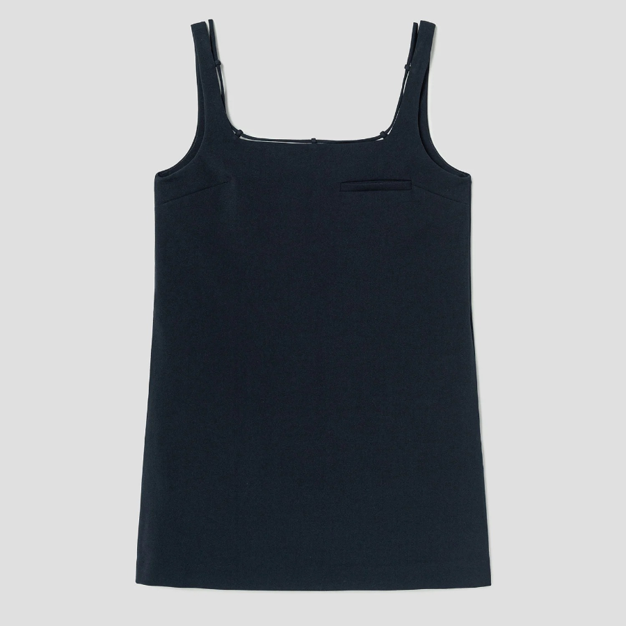 8 seconds EDITION8 String Detail Mini Dress — Navy