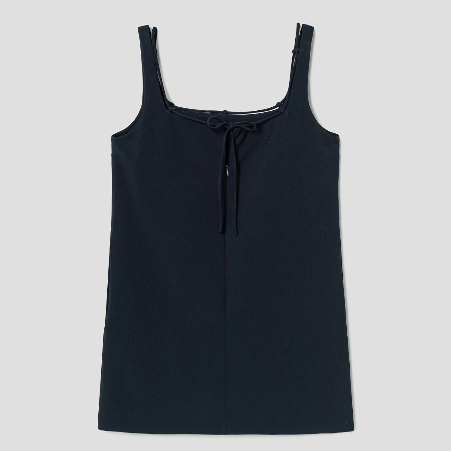 8 seconds EDITION8 String Detail Mini Dress — Navy