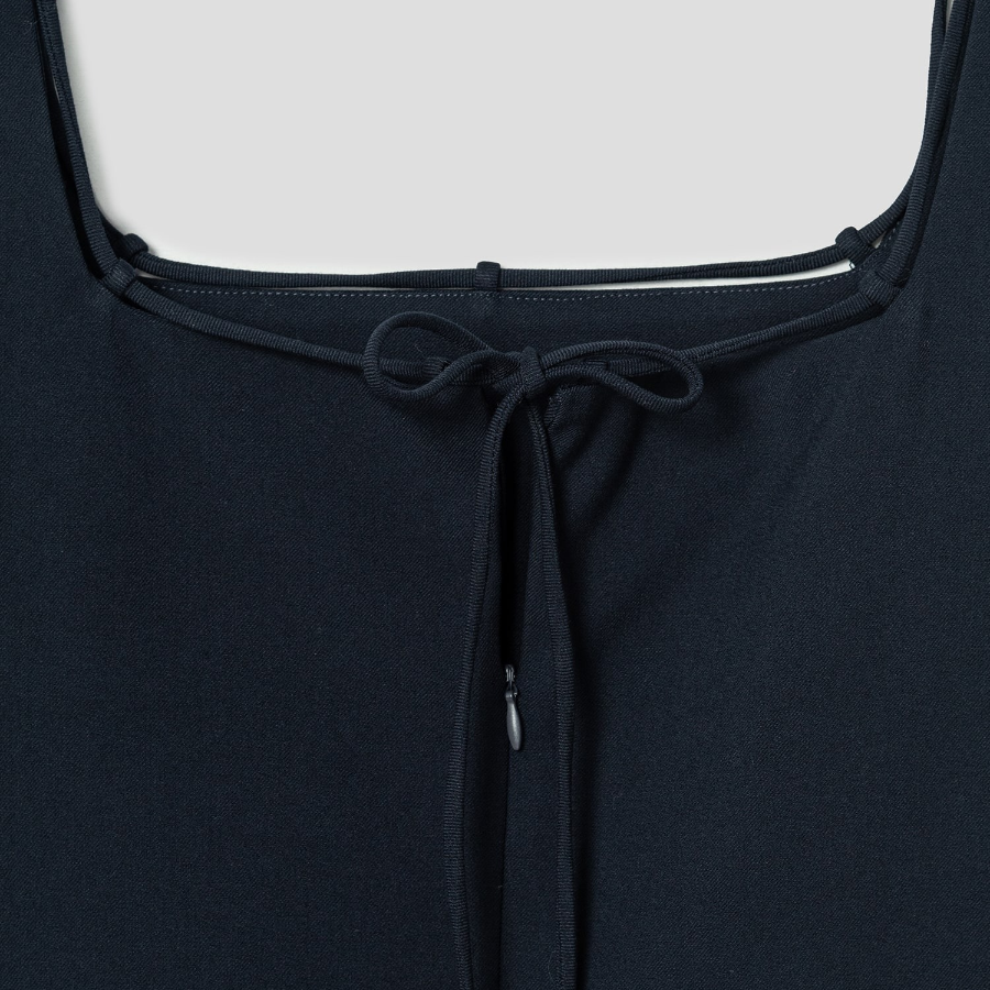 8 seconds EDITION8 String Detail Mini Dress — Navy
