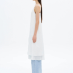 8 seconds Sleeveless Layered Dress — White