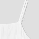 8 seconds Sleeveless Layered Dress — White