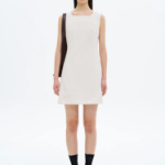 8 seconds Sleeveless Square Neck Mini Dress — Ivory