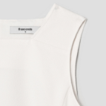 8 seconds Sleeveless Square Neck Mini Dress — Ivory
