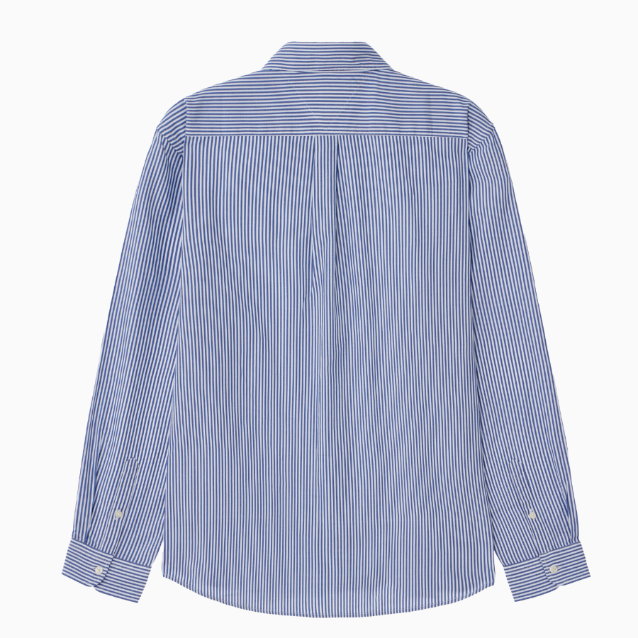 TOMMY HILFIGER [Official Headquarters] [Asian Fit] Poplin Stripe Shirt (T12F1WSH100MT20A5)