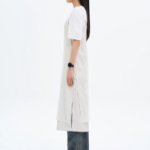 8 seconds Sheer Layered Dress — Ivory