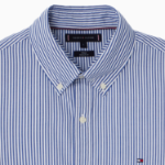 TOMMY HILFIGER [Official Headquarters] [Asian Fit] Poplin Stripe Shirt (T12F1WSH100MT20A5)