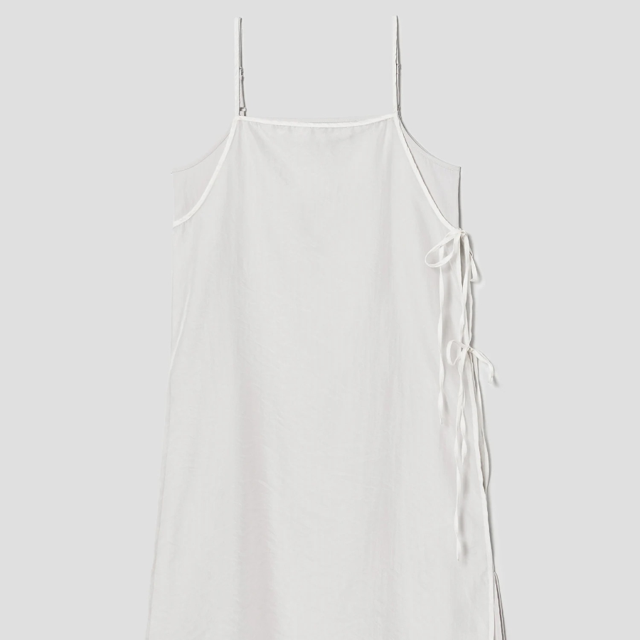 8 seconds Sheer Layered Dress — Ivory