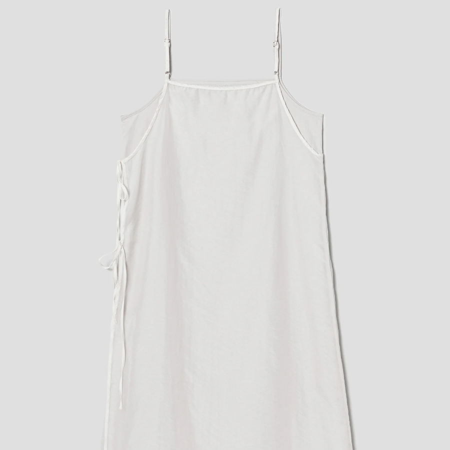 8 seconds Sheer Layered Dress — Ivory