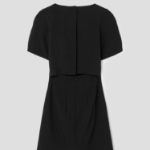 8 seconds Mini Short Sleeve Dress — Black