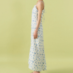 8 seconds Sleeveless Pattern Print Dress — Ivory