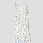 8 seconds Sleeveless Pattern Print Dress — Ivory
